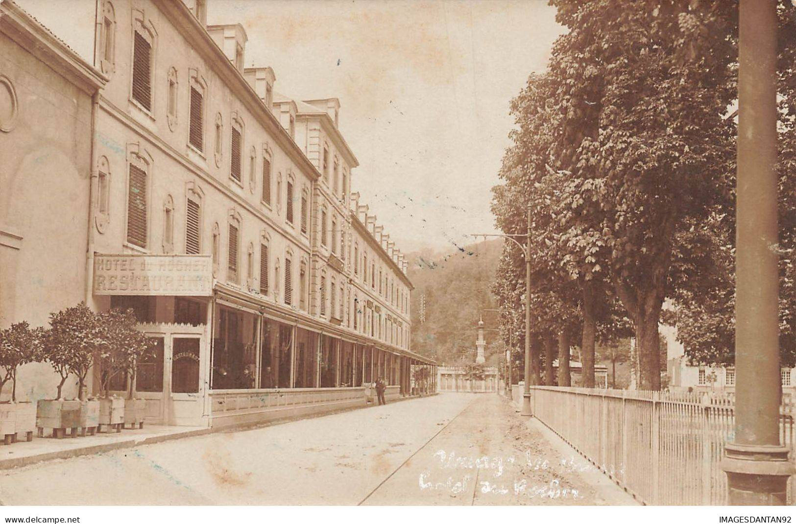 38 URIAGE #SAN47868 CARTE PHOTO HOTEL DU ROCHER - Uriage