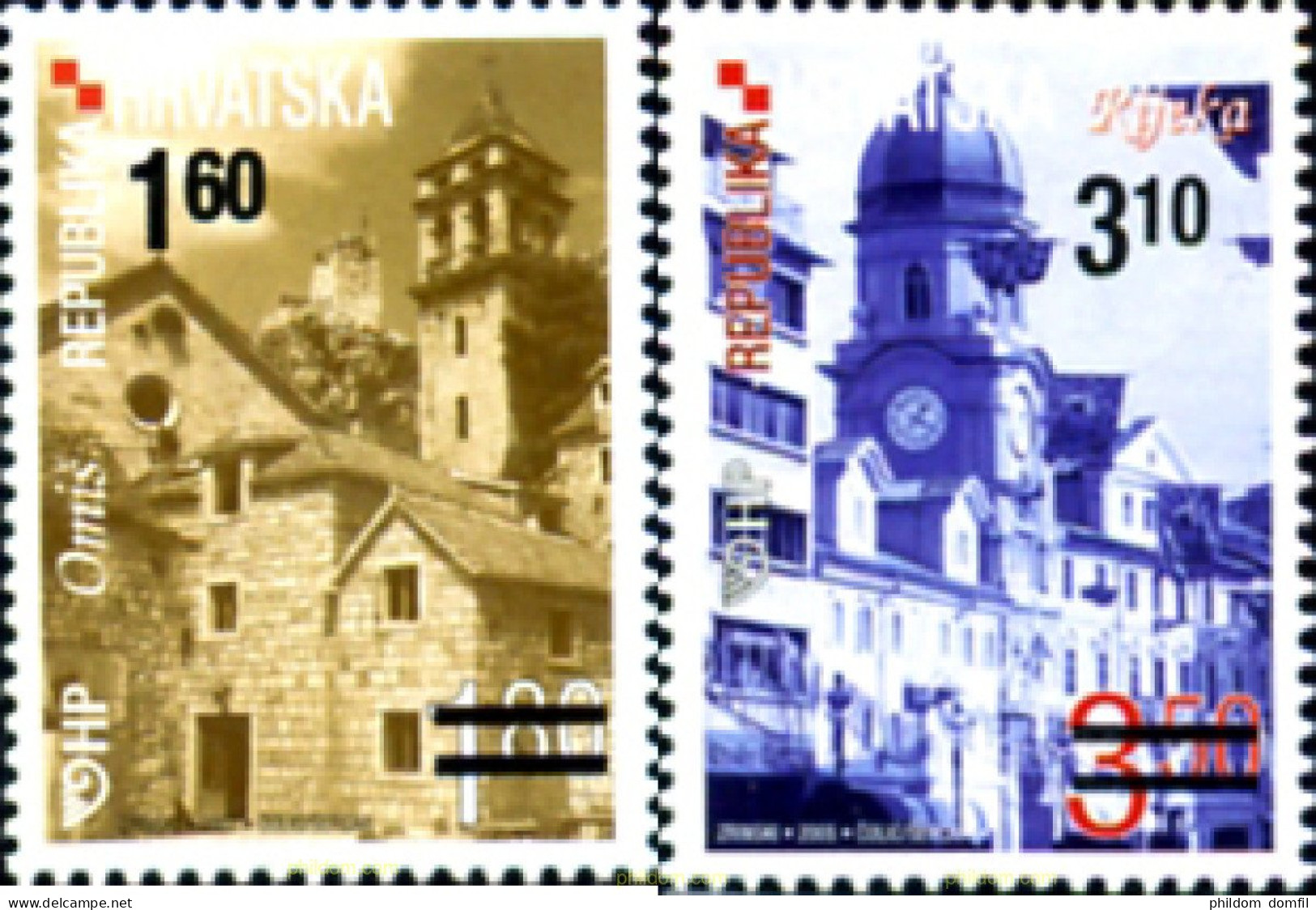 250679 MNH CROACIA 2010 CIUDADES CROATAS - Croatia