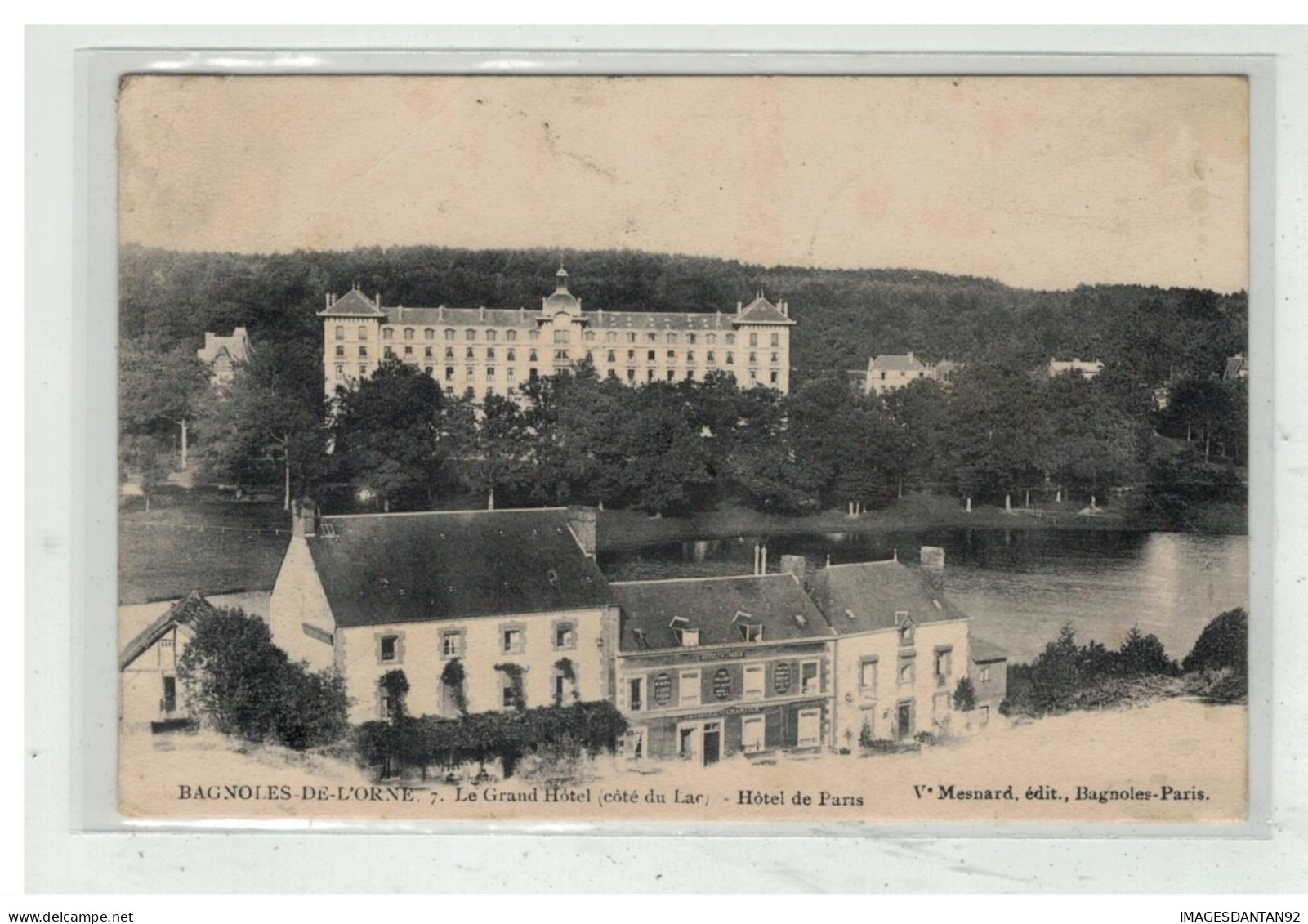 61 BAGNOLES DE L ORNE #10714 LE GRAND HOTEL COTE LAC HOTEL DE PARIS EDIT MESNARD - Bagnoles De L'Orne