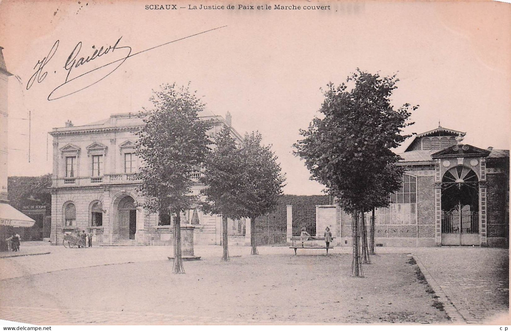 Sceaux -  Justice De Paix - Marché Couvert   -   CPA °J - Sceaux