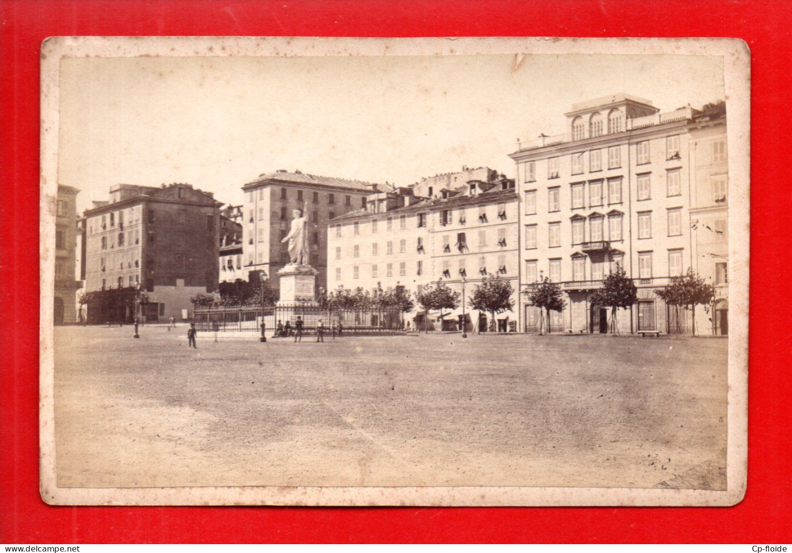 PHOTOGRAPHIE . BASTIA . " STATUE DE NAPOLÉON ". CORSE - Réf. N°1072F - - Orte