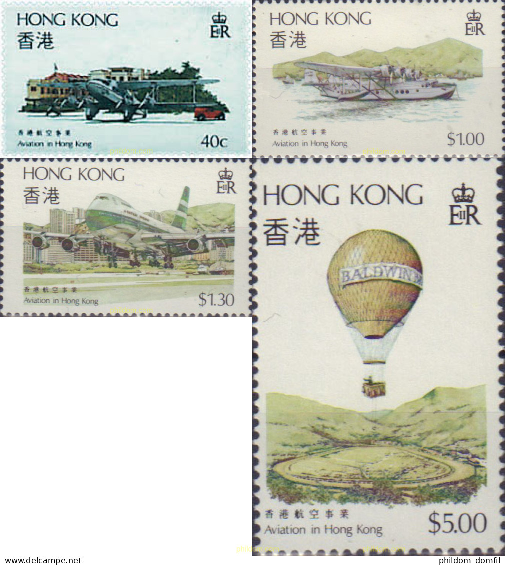 48234 MNH HONG KONG 1984 AVIACION EN HONG KONG - Sonstige & Ohne Zuordnung