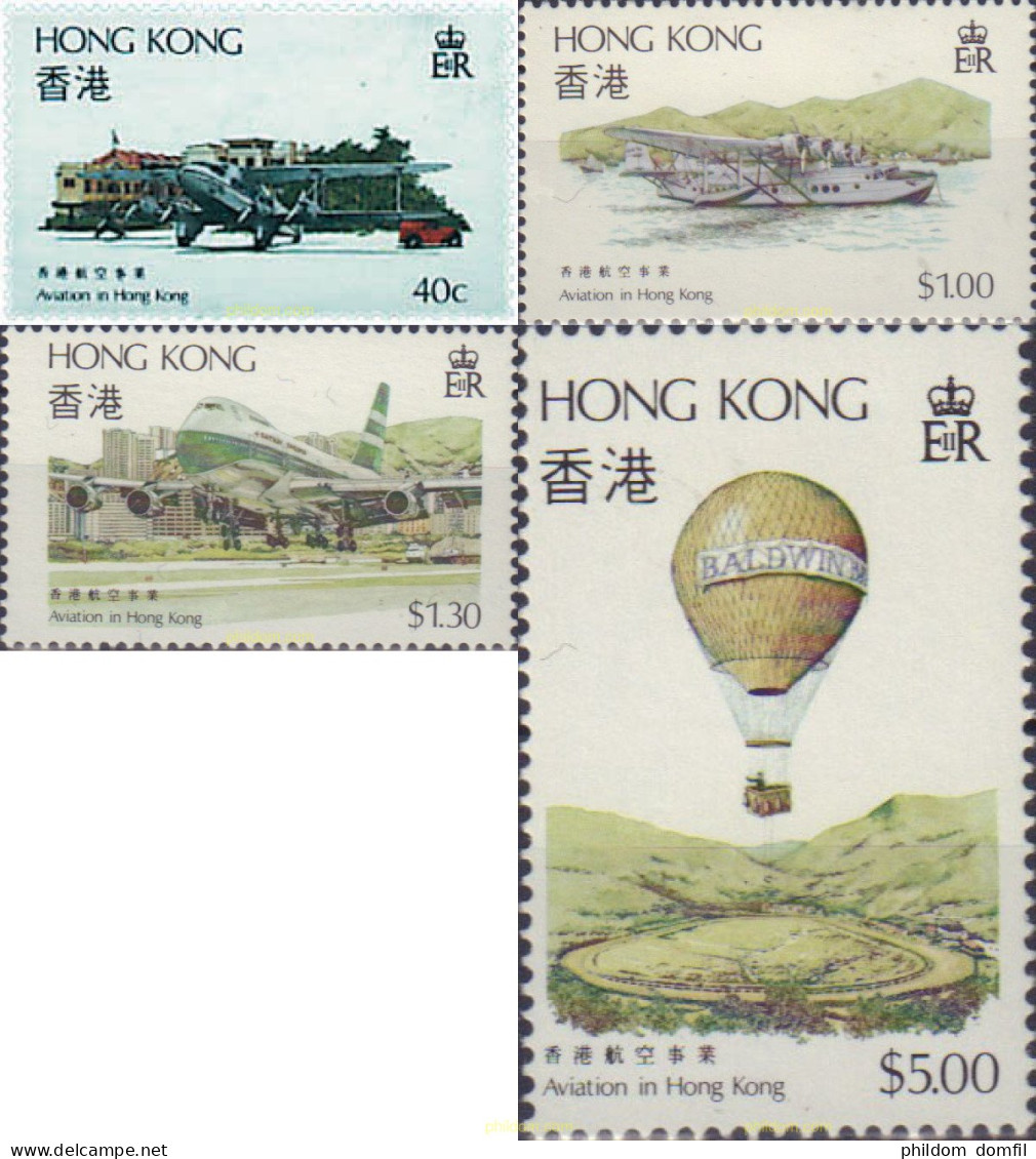 48234 MNH HONG KONG 1984 AVIACION EN HONG KONG - Otros & Sin Clasificación