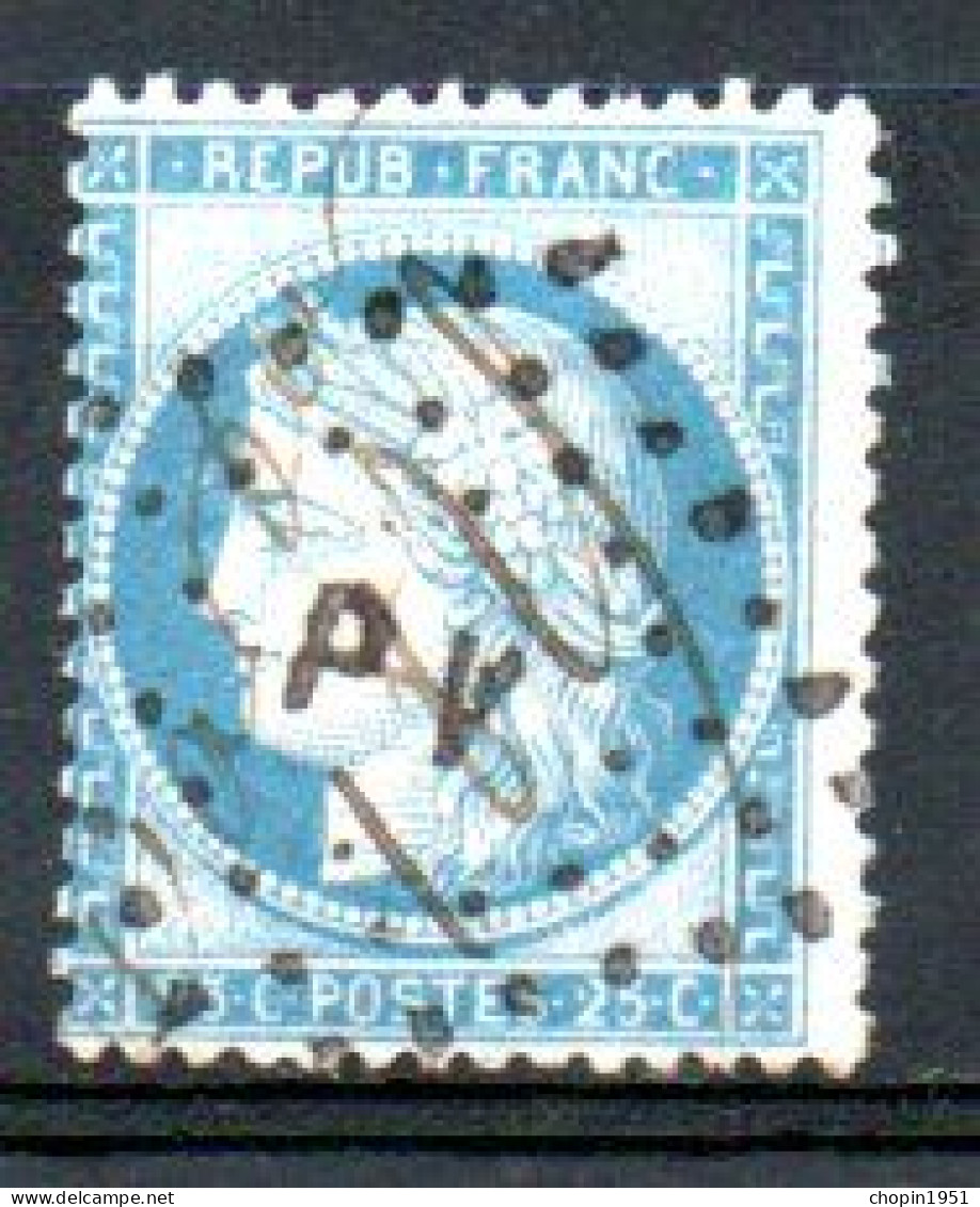 N° 60C - TYPE III - Oblitéré PV Dans Un Losange - 1871-1875 Cérès