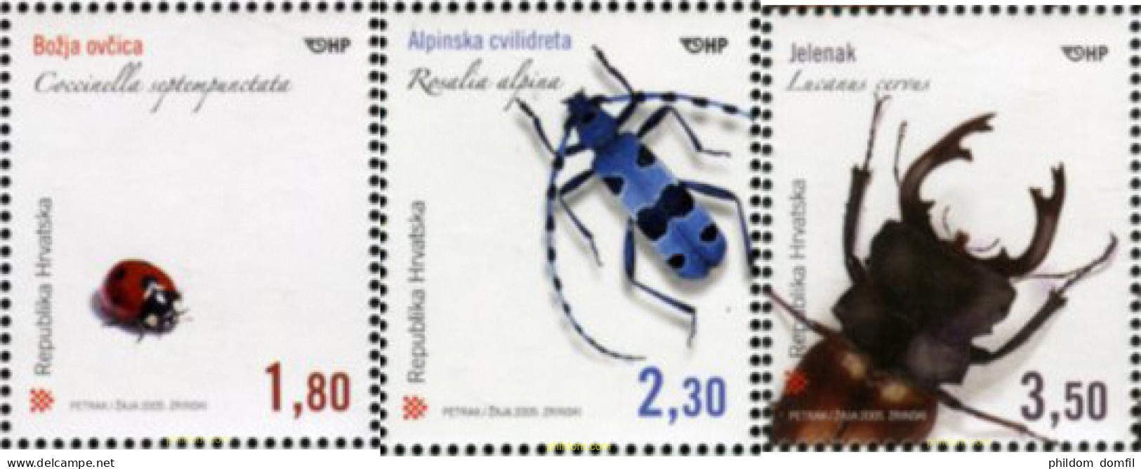 182316 MNH CROACIA 2005 FAUNA INSECTOS - Kroatië