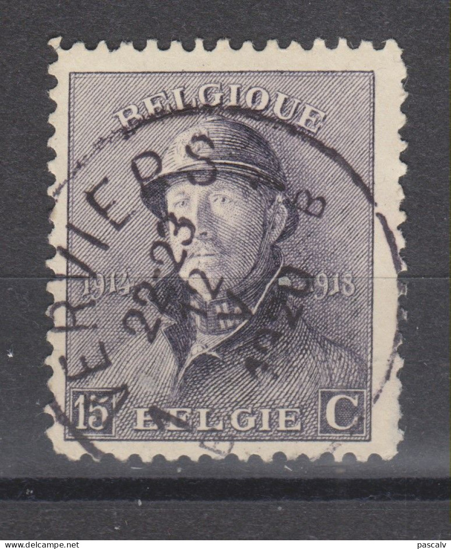 COB 169 Oblitération Centrale VERVIERS 1B - 1919-1920 Roi Casqué