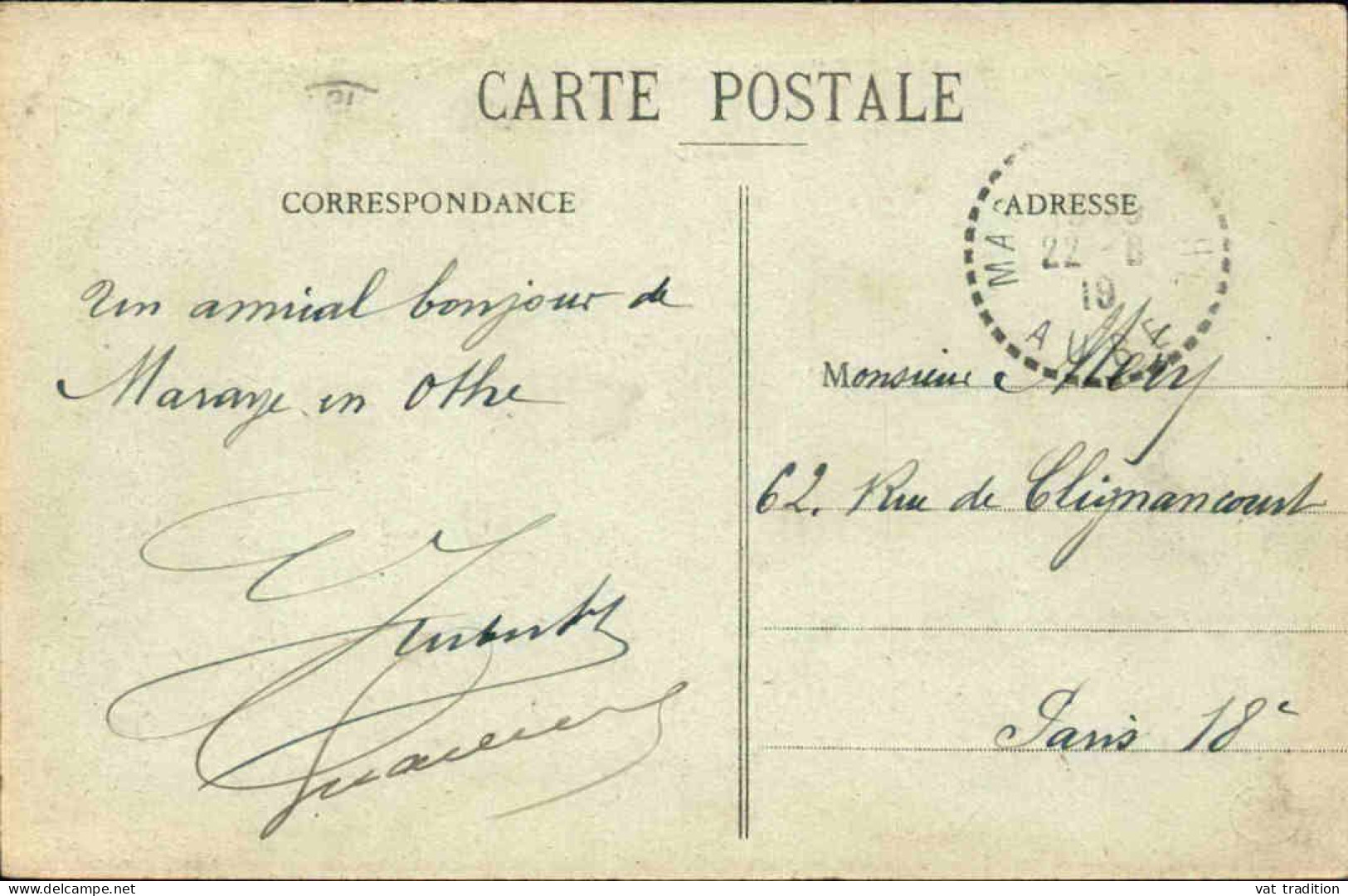 FRANCE - Carte Postale - Maraye En Othe - Place De L'Eglise Et La Mairie - L 152127 - Sonstige & Ohne Zuordnung