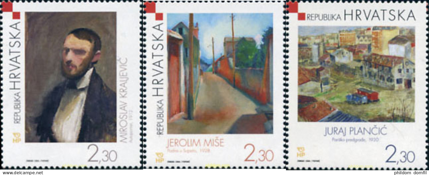 172226 MNH CROACIA 2004 ARTE CROATA - Croatie