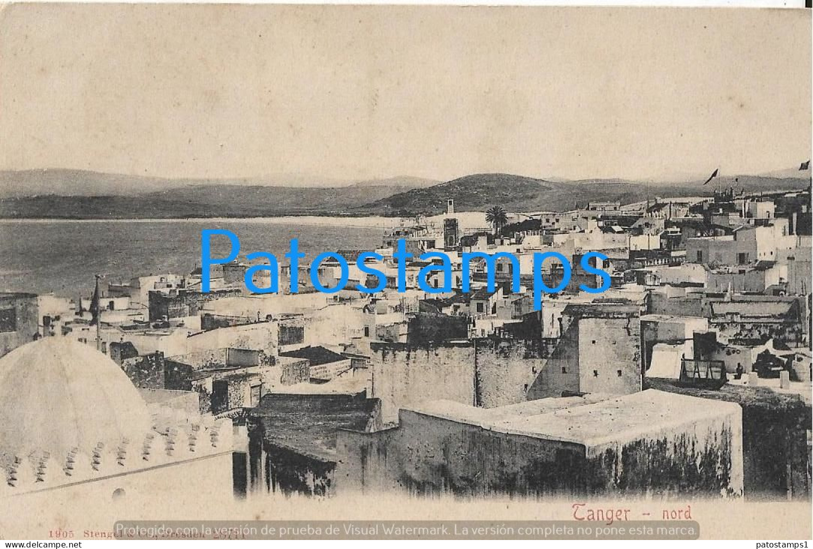 228062 AFRICA TANGER MAROC MOROCCO VIEW PANORAMA NORTH POSTAL POSTCARD - Ohne Zuordnung