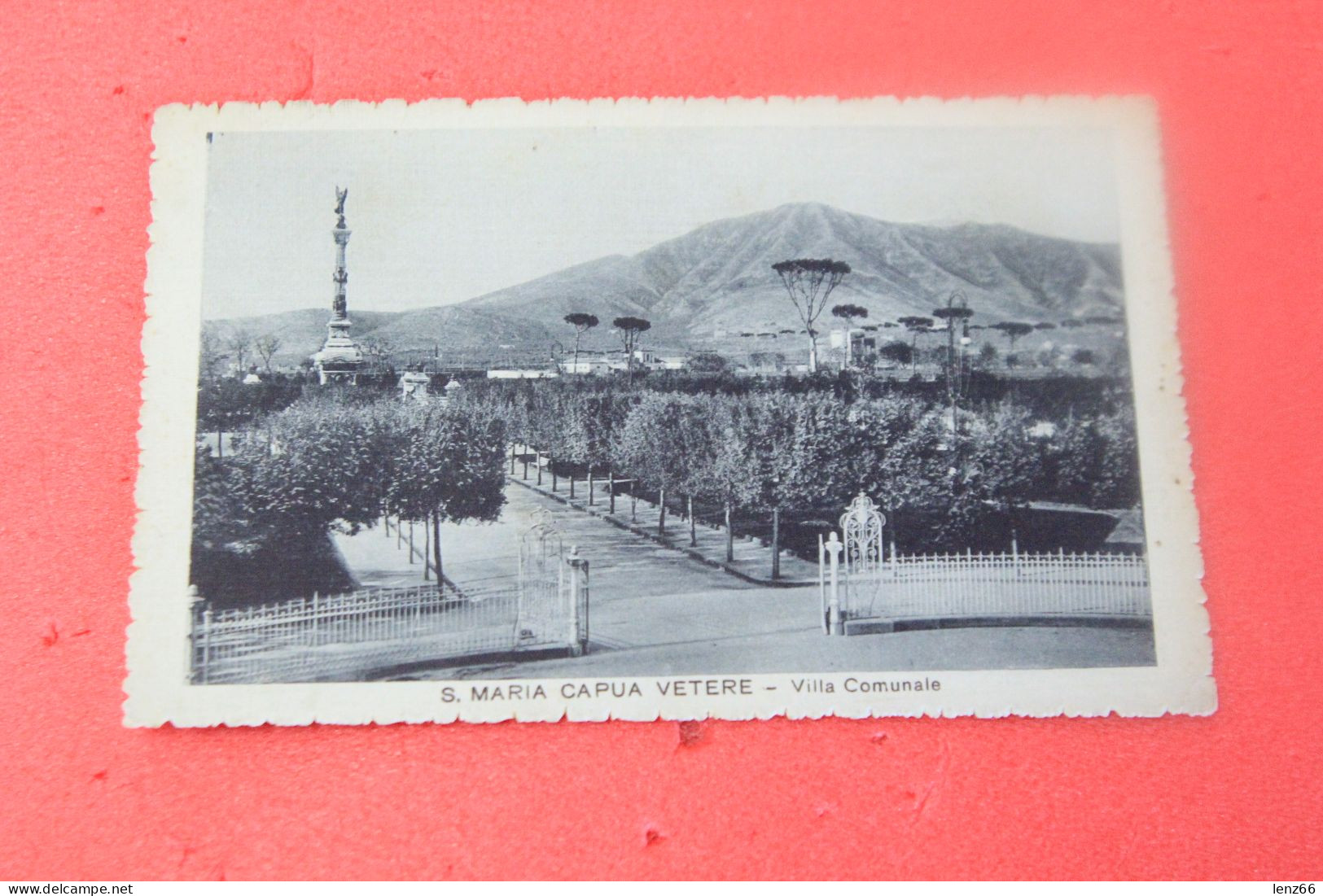 Caserta S. Maria Capua Vetere Villa Comunale 1916 Ed. Verde - Caserta