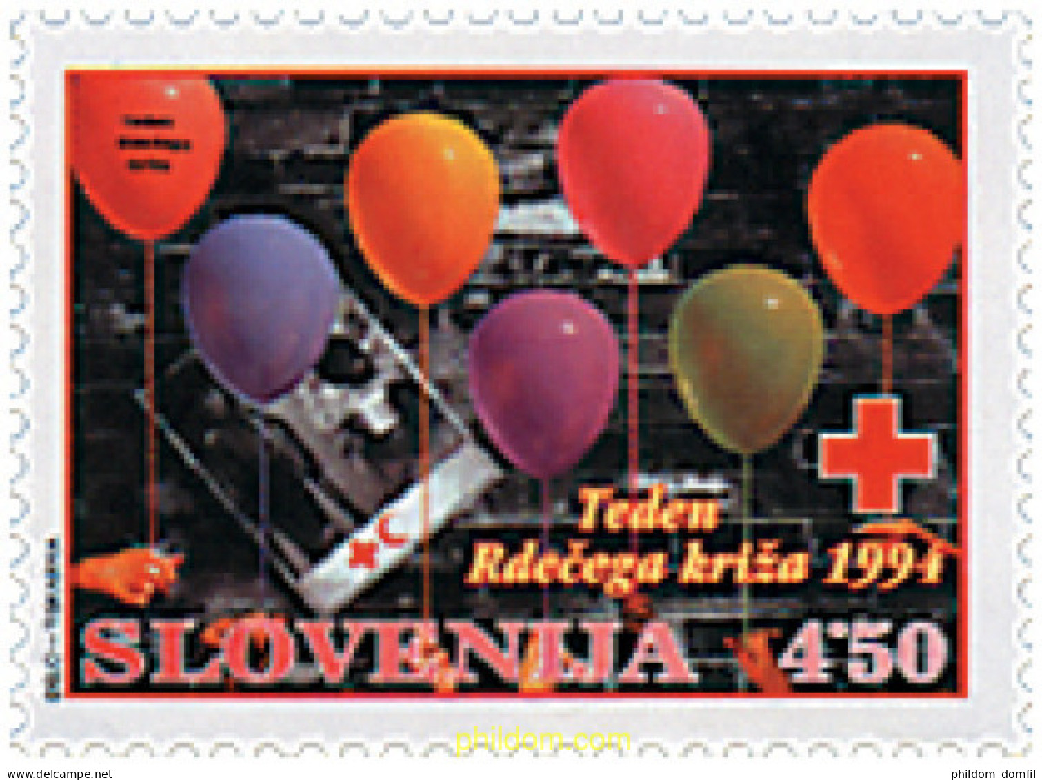 209058 MNH ESLOVENIA 1994 CRUZ ROJA - Slowenien