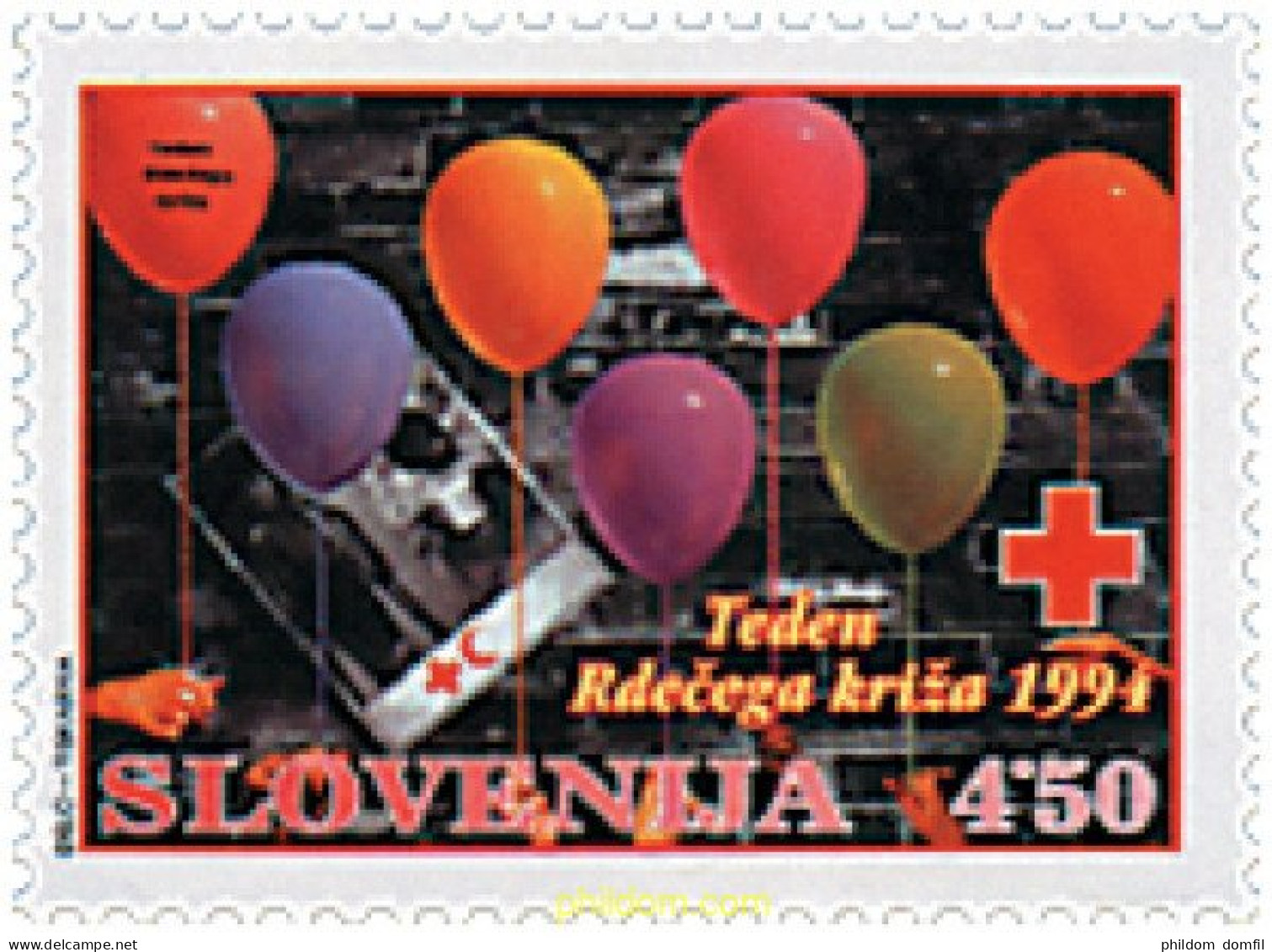 209058 MNH ESLOVENIA 1994 CRUZ ROJA - Slovenia