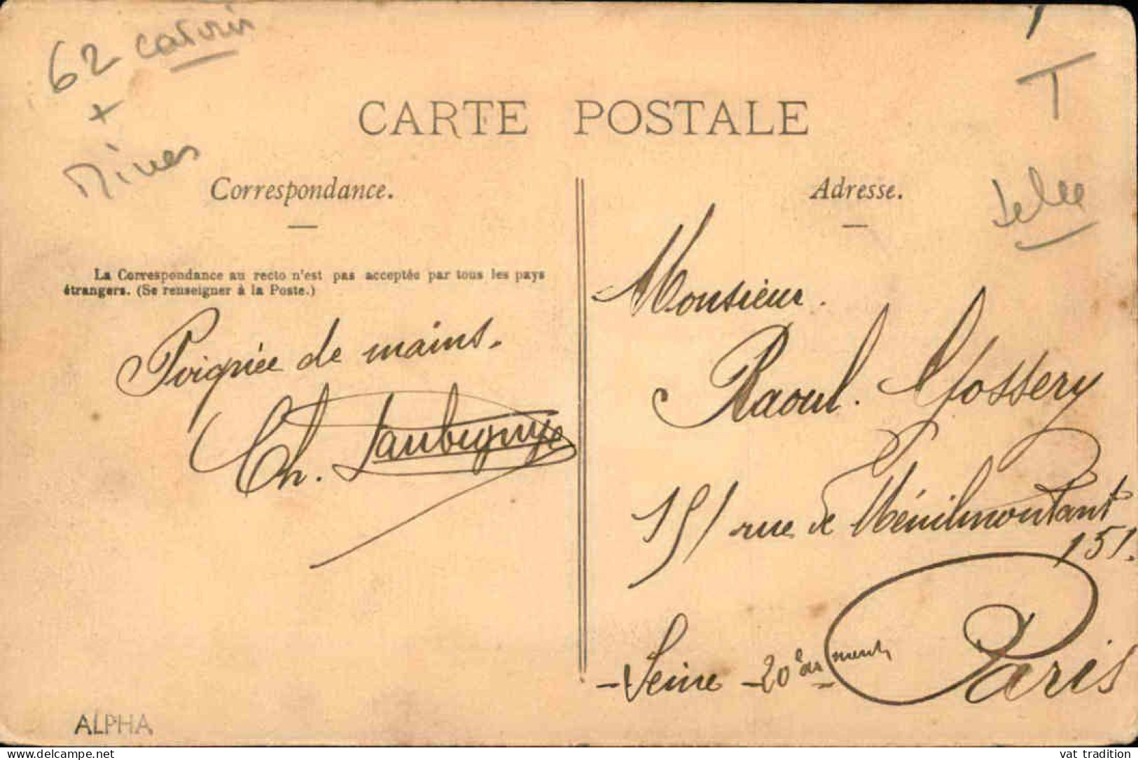 MÉTIERS - Carte Postale - Mines - Voie De Fond - L 152129 - Mijnen