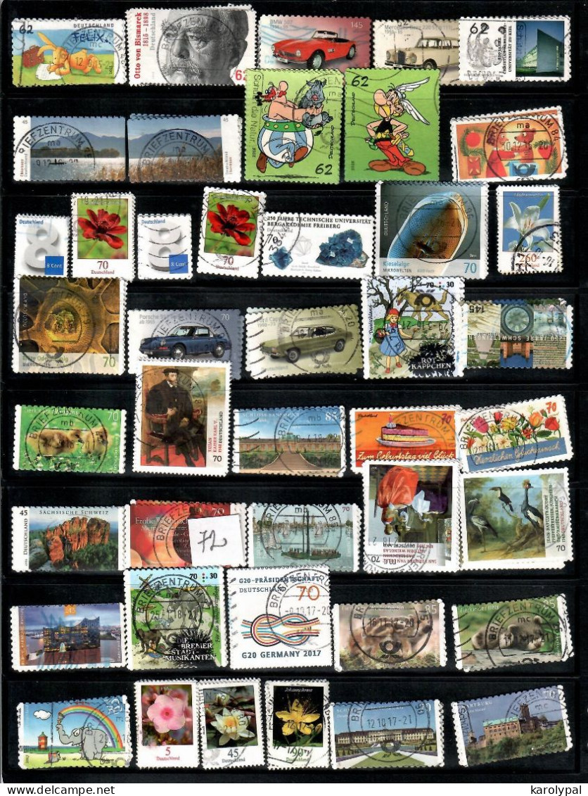 Germany,  1215 Different Used Stamps, Period 1975-2023 - Used Stamps
