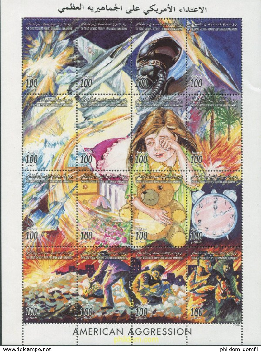 676423 MNH LIBIA 2001 15 ANIVERSARIO DE LA AGRESION AMERICANA- - Libië