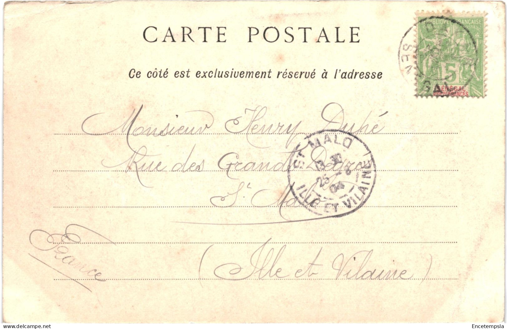 CPA Carte Postale Sénégal Dakar Rue De Grammont 1904 VM80311 - Senegal