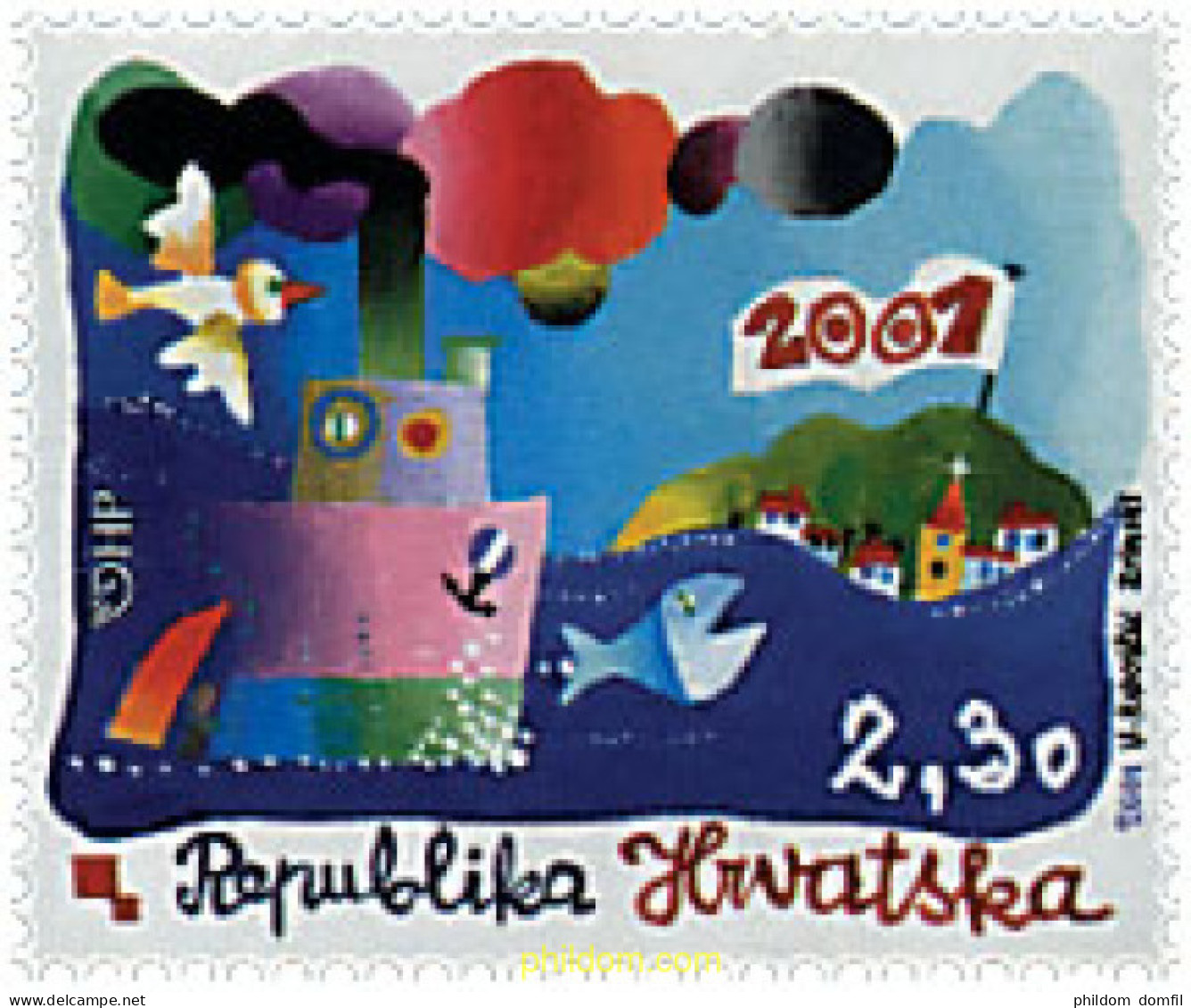 60881 MNH CROACIA 2001 2001 - Croatia