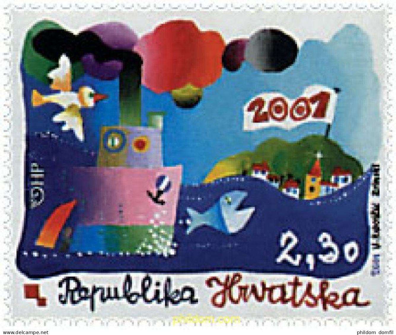 60881 MNH CROACIA 2001 2001 - Croatie