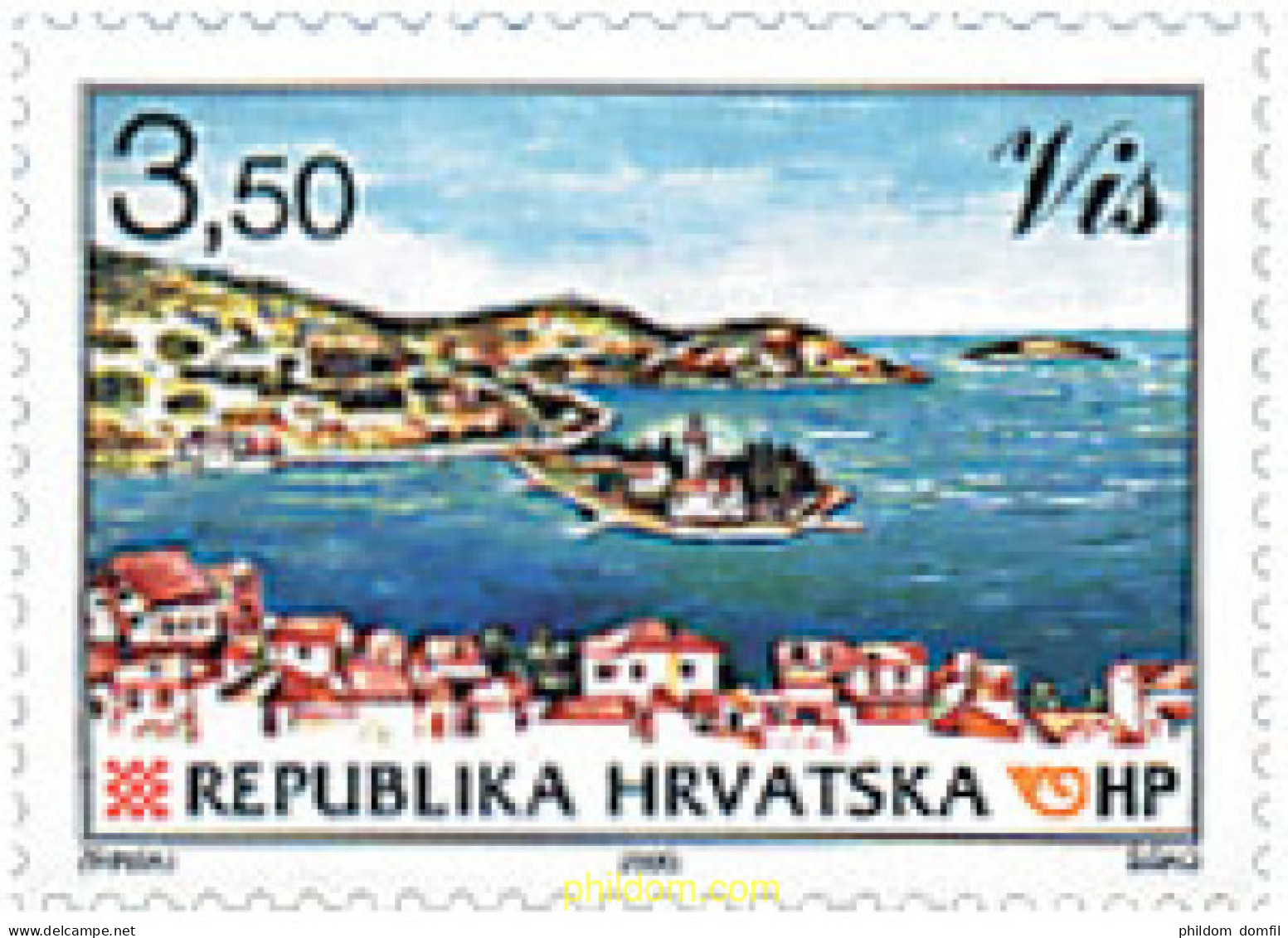 64505 MNH CROACIA 2000 ISLA DE VIS - Kroatië