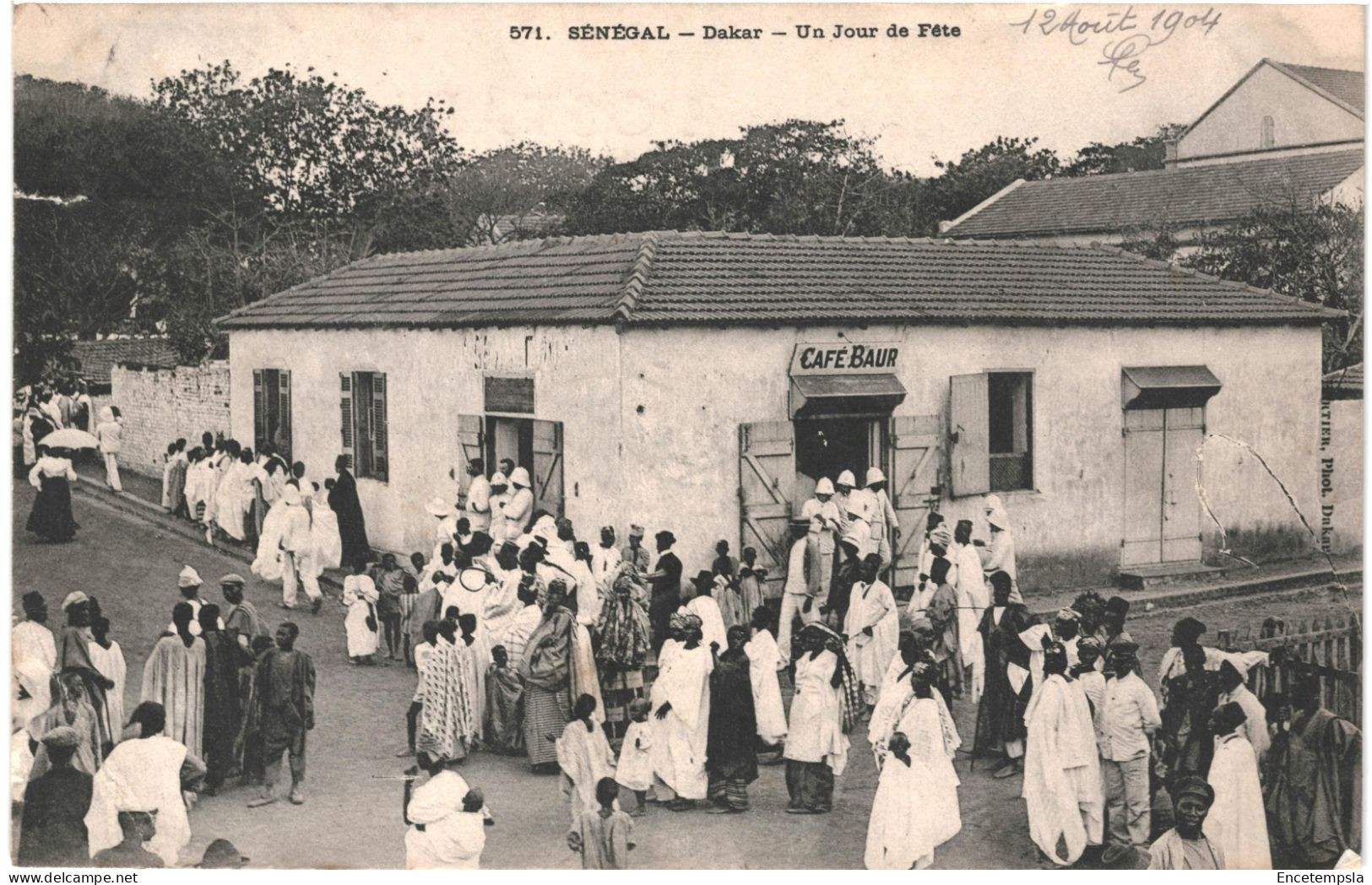 CPA Carte Postale Sénégal Dakar Un Jour De Fête  1904 VM80312ok - Sénégal