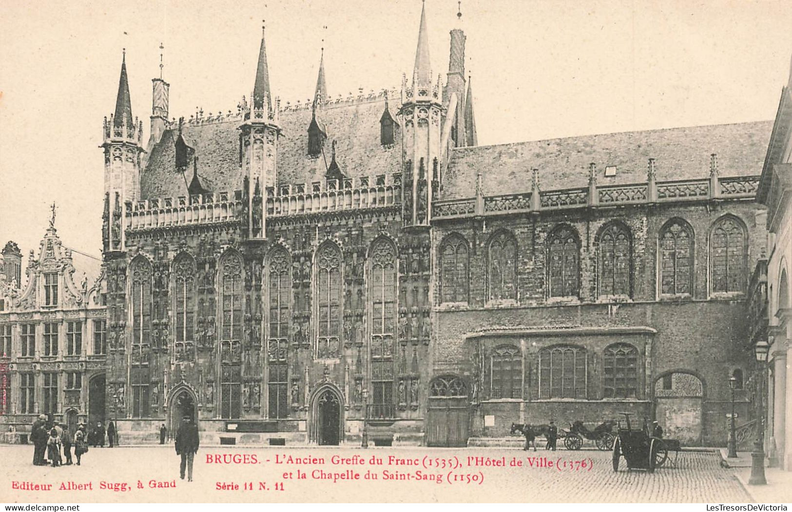 BELGIQUE - Bruges - L'ancien Greffe Du Franc - L'hôtel De Ville Et La Chapelle Du Saint Sang - Carte Postale Ancienne - Brugge