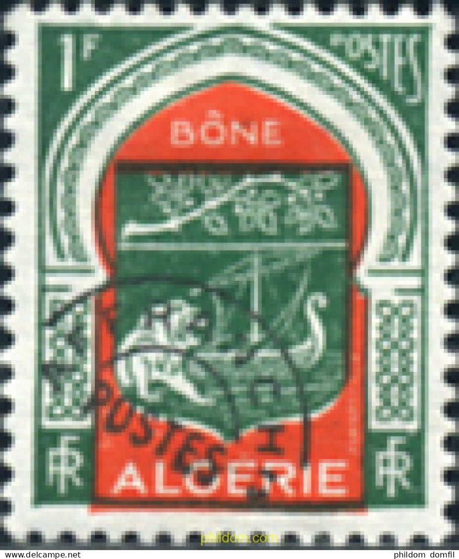 371118 HINGED ARGELIA 1947 ARMONIAS - Algerien (1962-...)