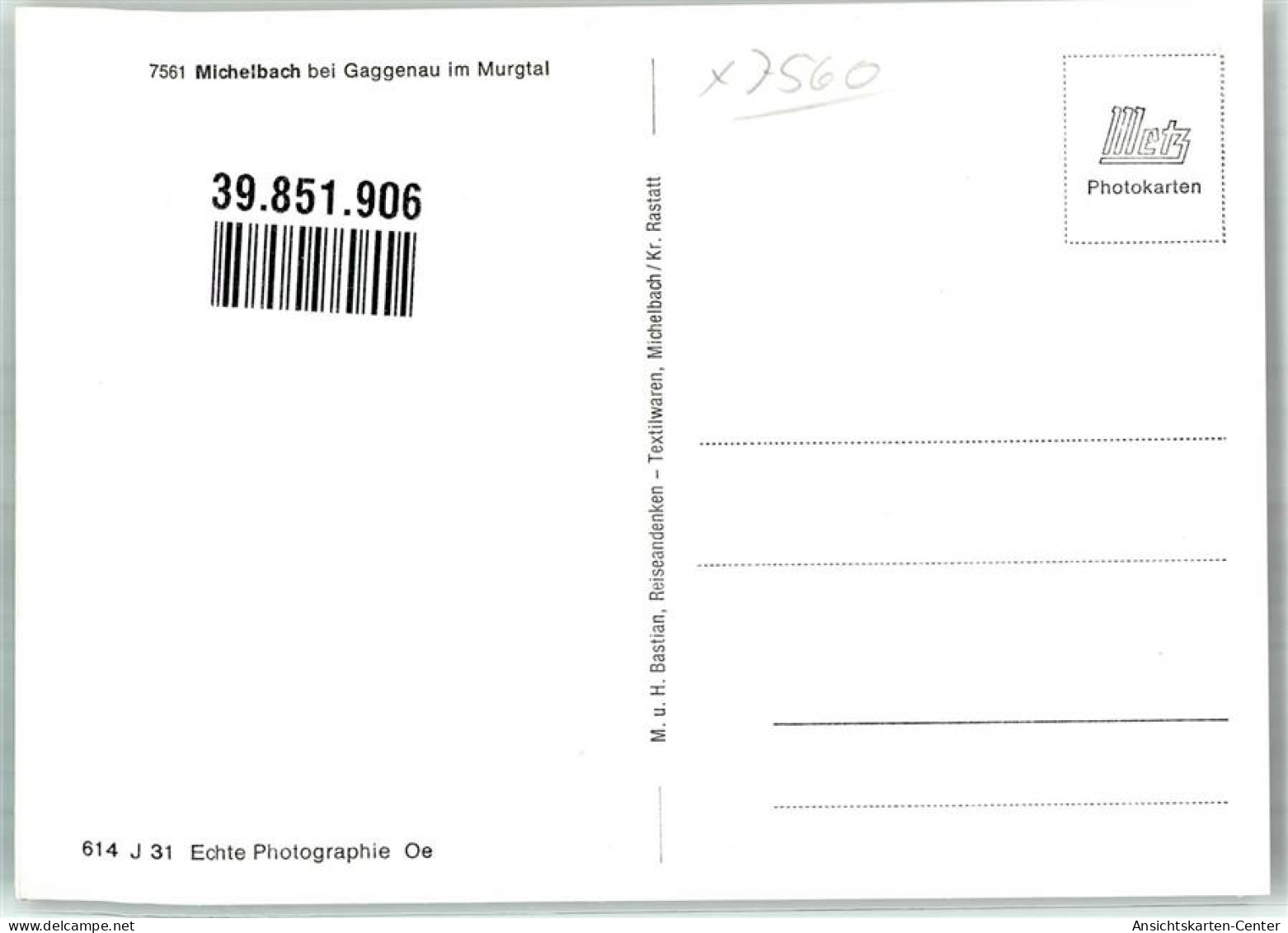 39851906 - Michelbach , Murgtal - Gaggenau