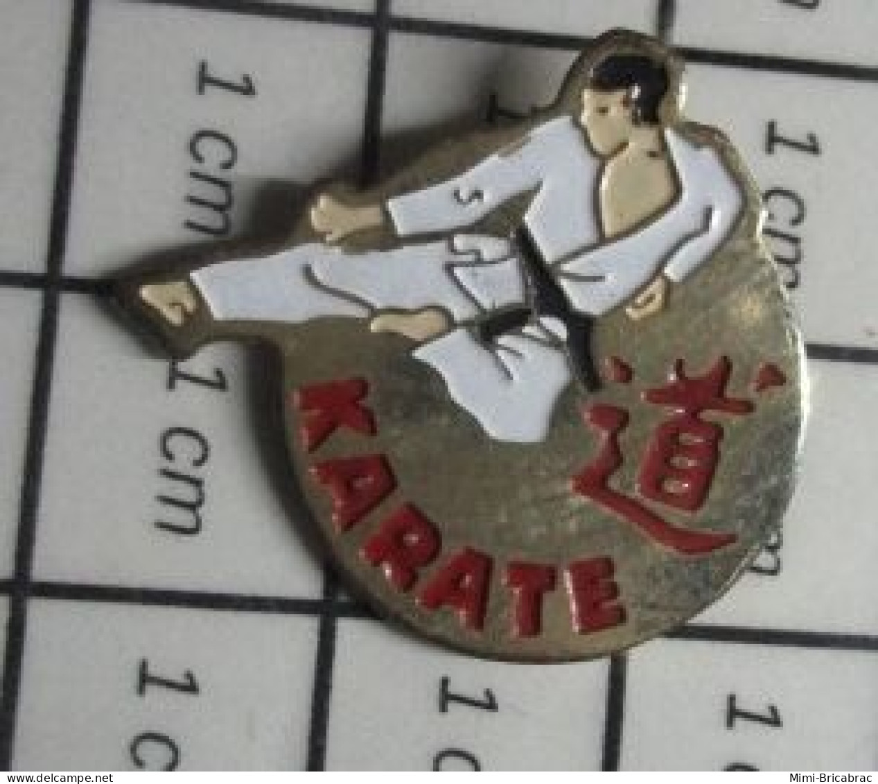 918b Pin's Pins / Beau Et Rare : SPORTS / KARATE KARATEKA - Judo