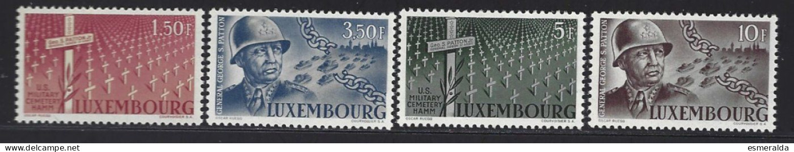 Luxembourg Yv 398/01,A La Mémoire Du Général George S.Patton **/mnh - Ungebraucht