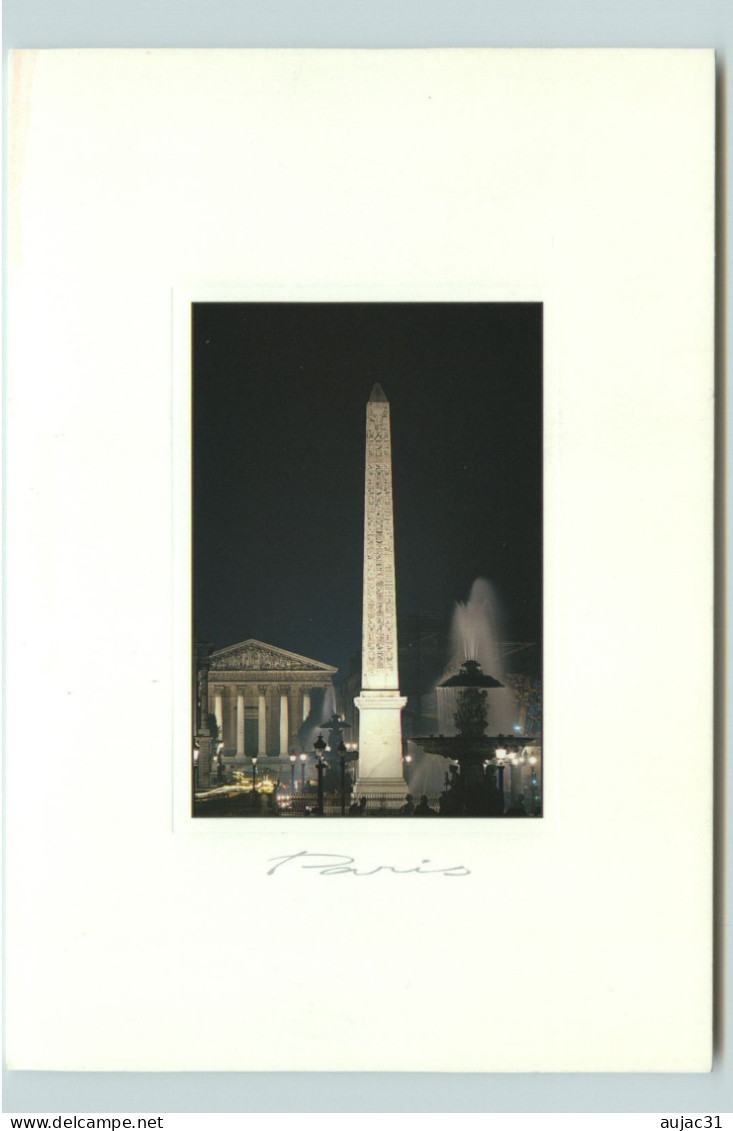 Dép 75 - Paris - Arrondissement 08 -L'Obélisque De La Place De La Concorde - La Madeleine -Photographe- Photo Guy Marche - Distretto: 08