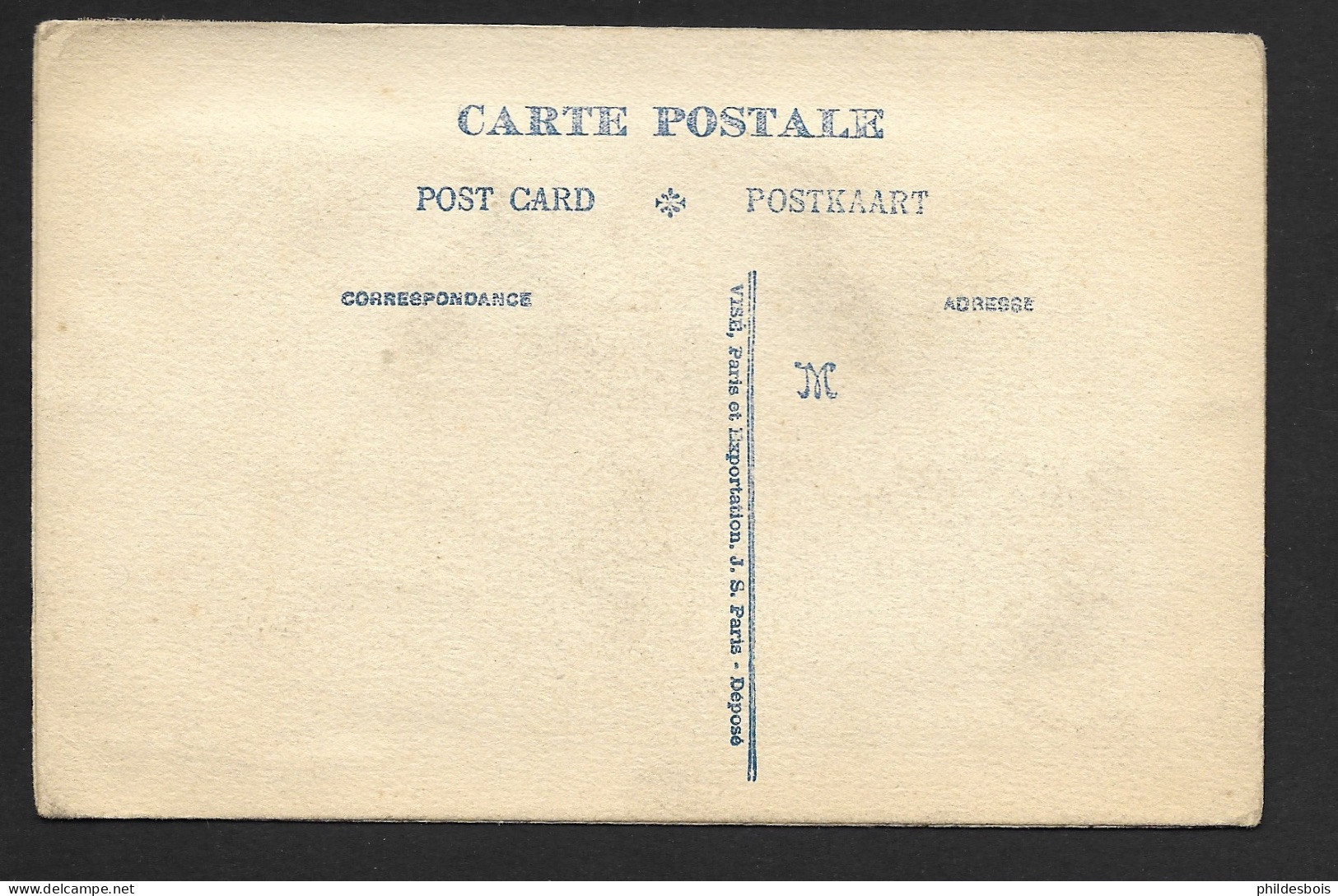 CARTE BRODEE  Militaire  Souvenir From France " To My Dear Sister " Avec Petite Carte Illustrée - Bestickt