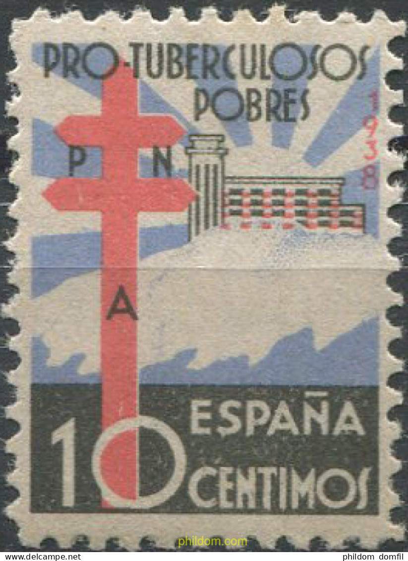 700349 MNH ESPAÑA 1938 ANTITUBERCULOSIS - Ongebruikt
