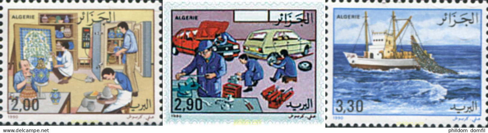 39169 MNH ARGELIA 1990 VOCACIONES - Algerien (1962-...)