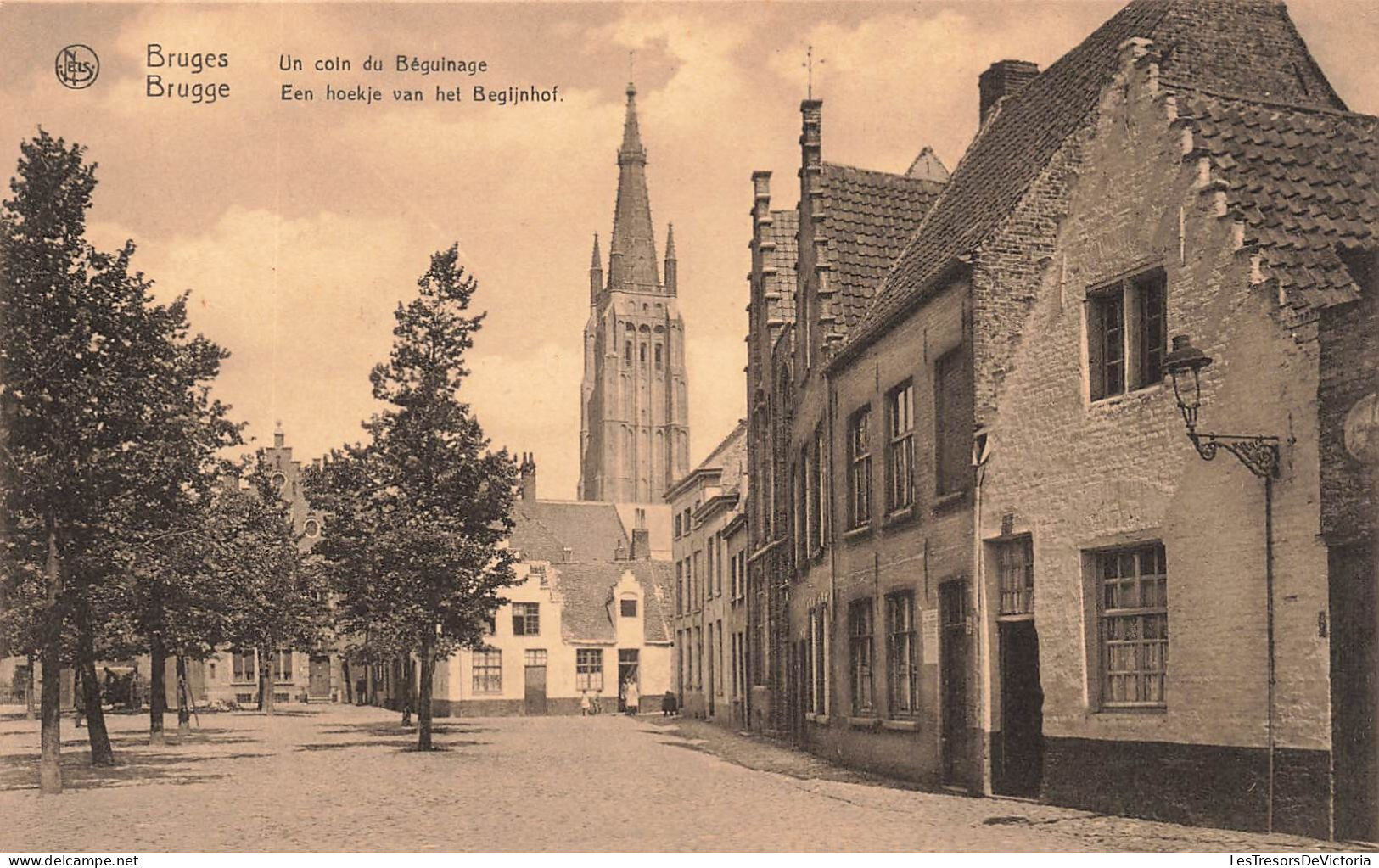 BELGIQUE - Bruges - Un Coin Du Béguinage - Carte Postale Ancienne - Brugge