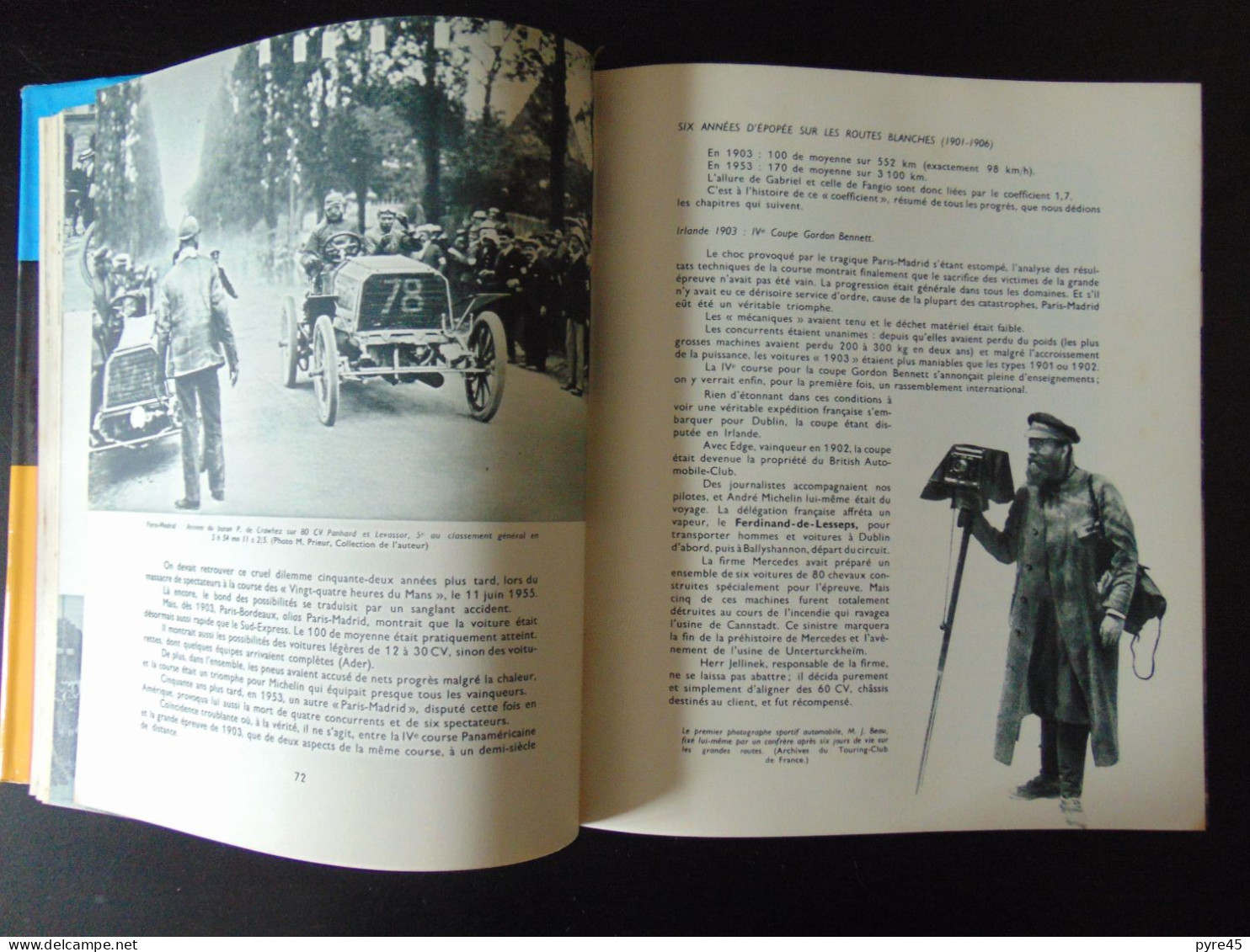 HISTOIRE MONDIALE DE L AUTOMOBILE J. ROUSSEAU HACHETTE 1958 512 PAGES - Other & Unclassified