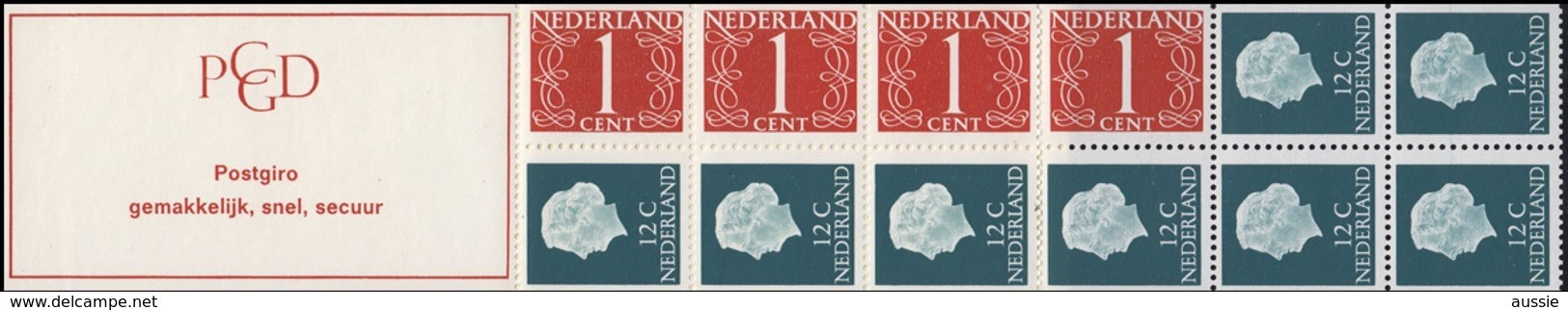 Pays-Bas Nederland 1969  Yvertn° Carnet C600AcA Pb 8y *** MNH Cote 15,00 Euro - Booklets & Coils