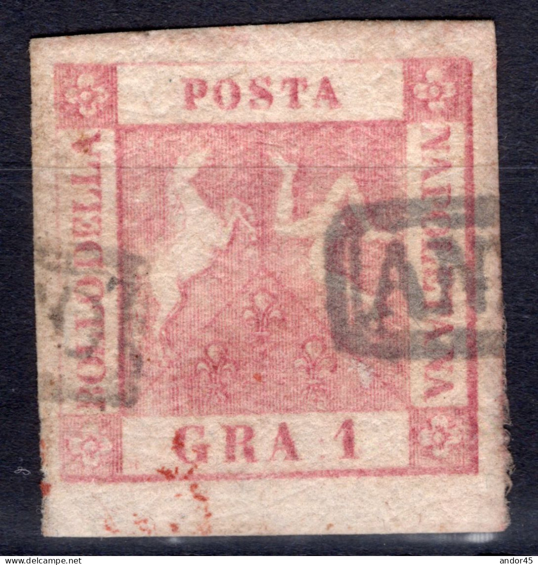 1 Gr. ROSA CHIARO SASS.4 USATO CON SPLENDIDI  MARGINI FIRMATO PERITO CV 90+++ - Naples