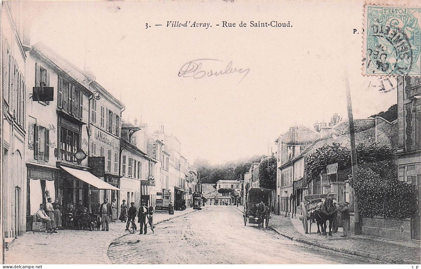 Ville D'Avray -  Rue De Saint Cloud -   CPA °J - Ville D'Avray