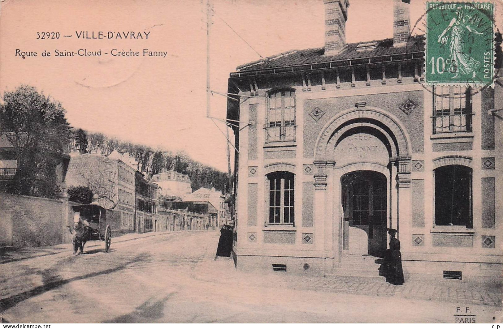 Ville D'Avray -  Rue De Saint Cloud -  Creche Fanny -  CPA °J - Ville D'Avray