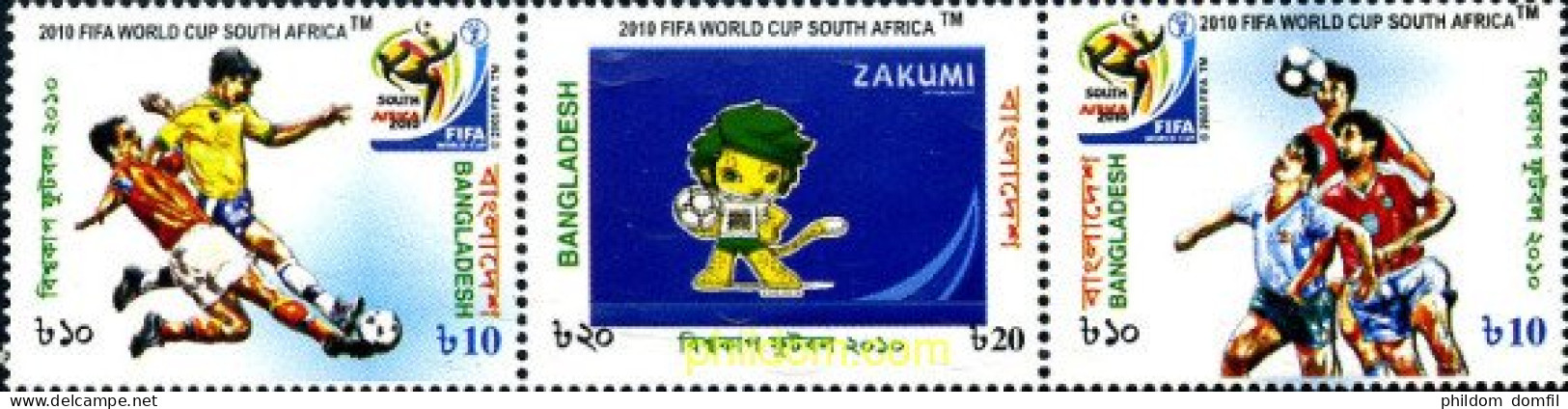 264655 MNH BANGLADESH 2010 COPA DEL MUNDO DE FUTBOL 2010 EN SUDAFRICA - Bangladesh