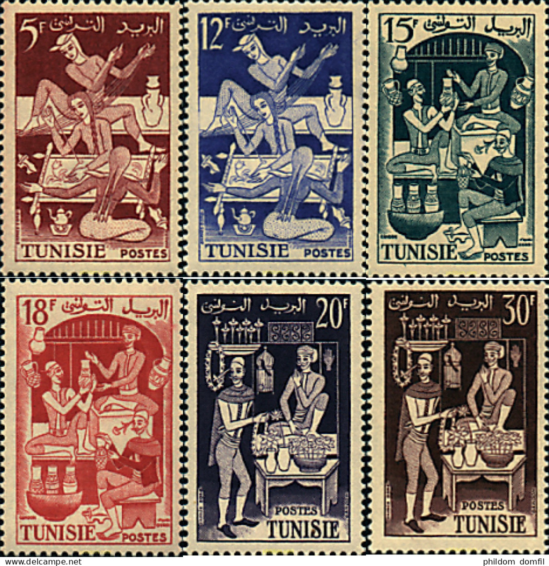 239842 MNH TUNEZ 1955 FERIA DE MUESTRAS INTERNACIONAL EN TUNEZ - Otros & Sin Clasificación