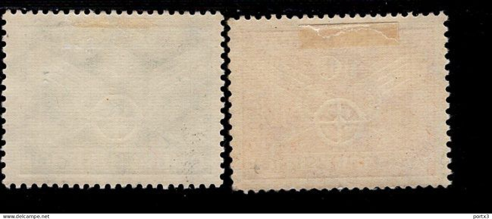 Deutsches Reich 370 - 371 Verkehrsausstellung MLH Mint Falz * - Unused Stamps