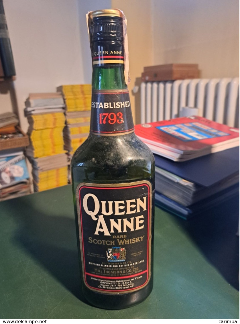 QUEEN ANNE SCOTCH WHISKY 75 Cl 40° BOTTIGLIA VINTAGE NUOVA - Whisky