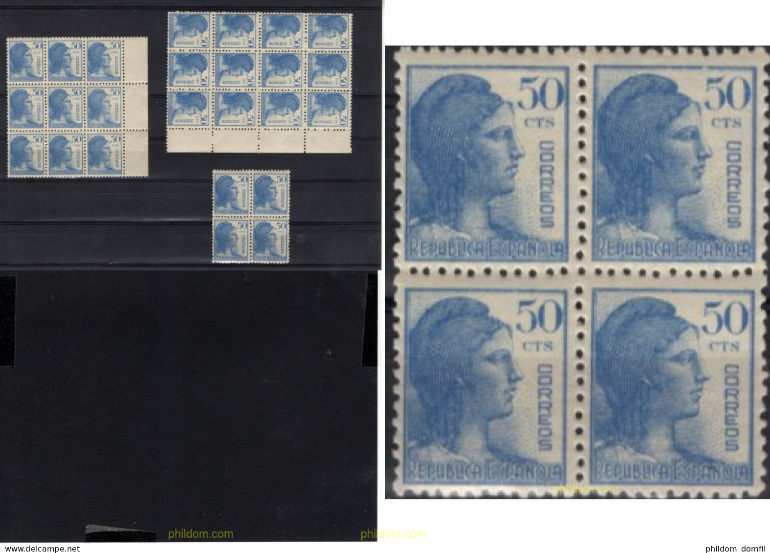 721574 MNH ESPAÑA 1938 ALEGORIA DE LA REPUBLICA - Unused Stamps