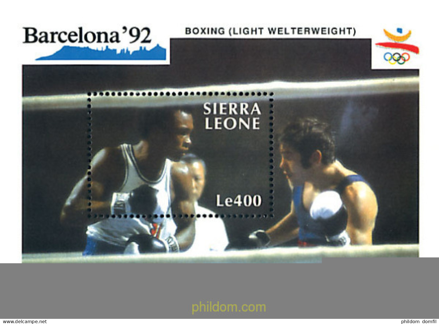 257982 MNH SIERRA LEONA 1990 25 JUEGOS OLIMPICOS VERANO BARCELONA 1992 - Sierra Leone (1961-...)