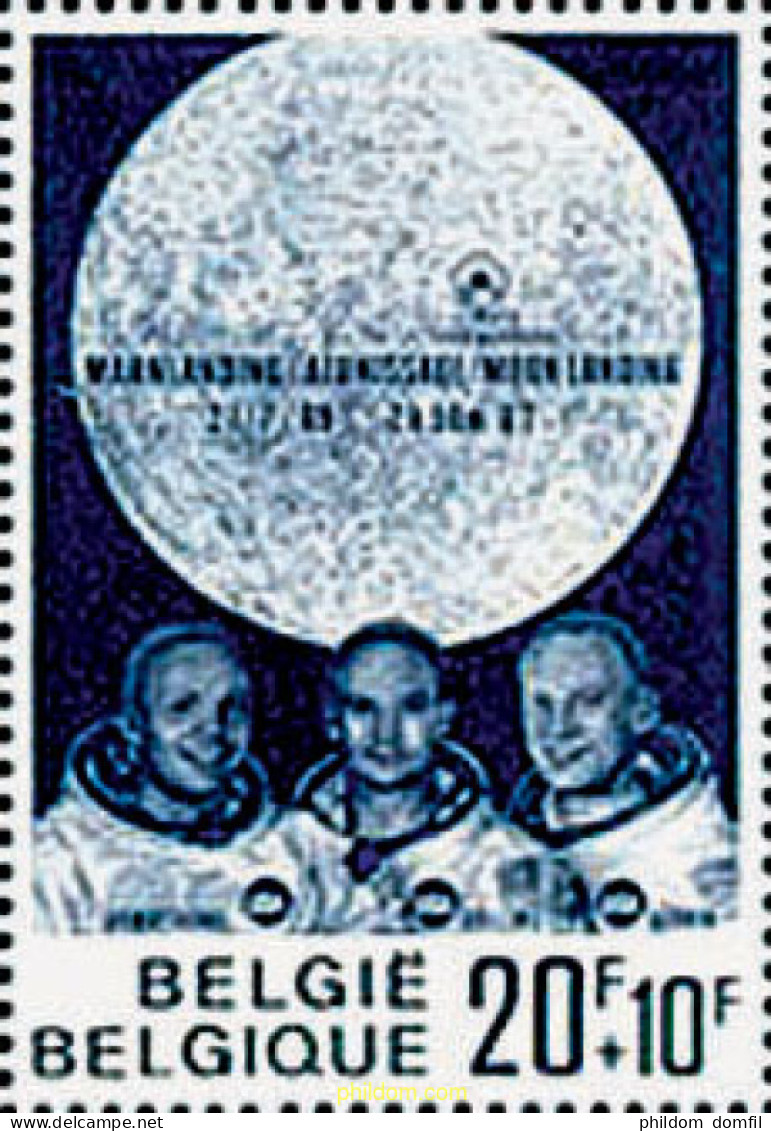 22784 MNH BELGICA 1969 PRIMER ALUNIZAJE DEL APOLLO 11 - Otros & Sin Clasificación