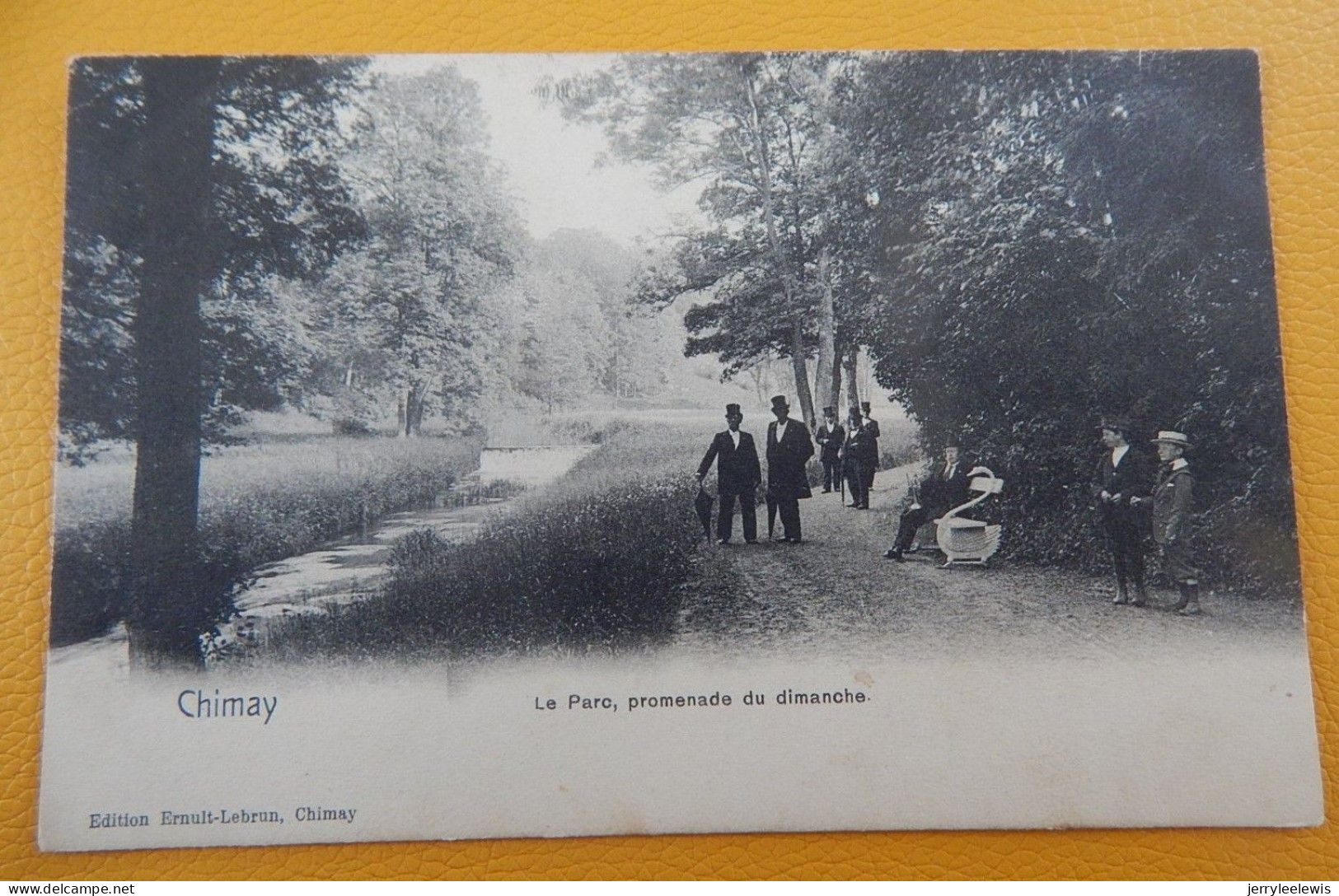 CHIMAY   -  Le Parc , Promenade Du Dimanche  -  1908 - Chimay