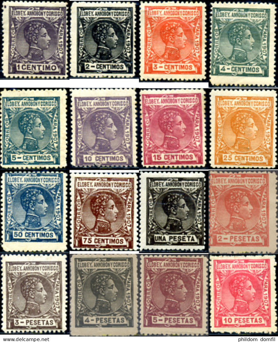 246740 MNH ESPAÑA 1907 ALFONSO XIII - Unused Stamps