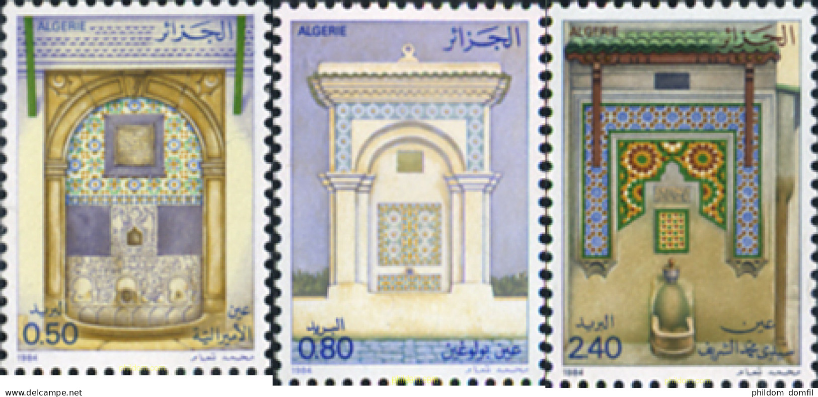 163100 MNH ARGELIA 1984 FUENTES - Algeria (1962-...)