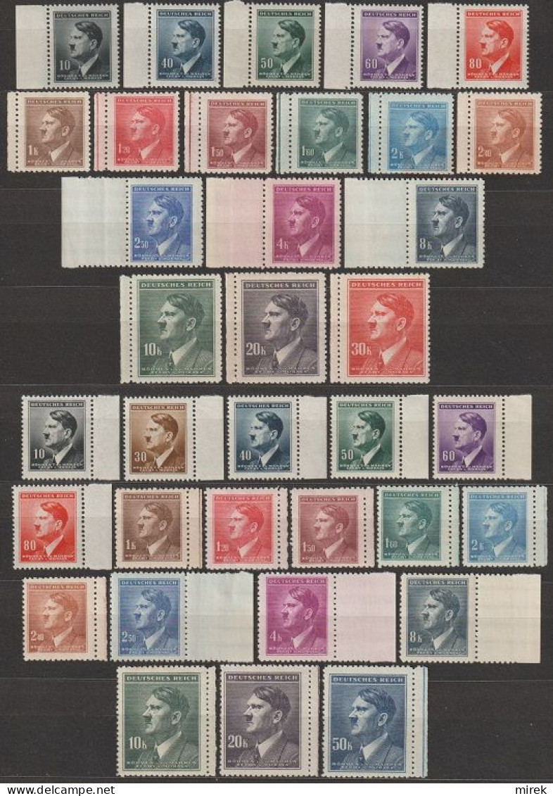 002/ Pof. 78-99, Border Stamps - Unused Stamps